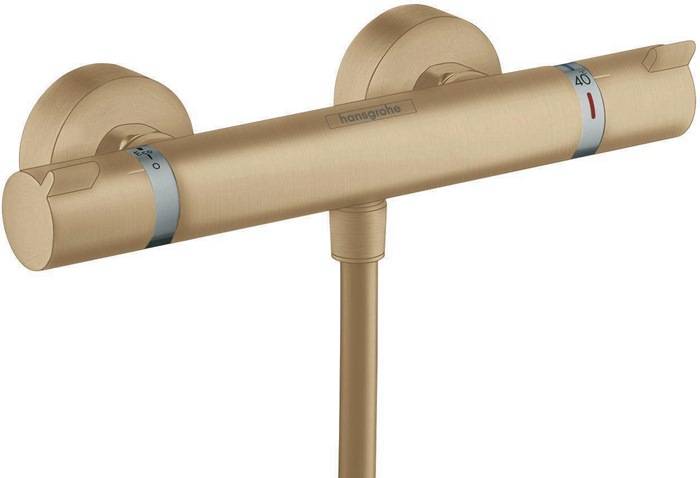 hansgrohe HG Brausethermostat ECOSTAT COMFORT Aufputz brushed bronze