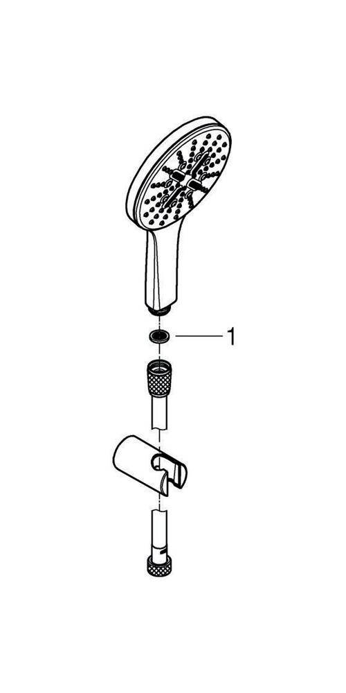 GROHE Wandhalterset Rainshower SmartActive chr chrom