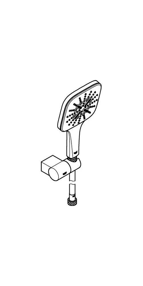 GROHE Wandhalterset Rainshower SmartActive 130 chr chrom verstellbar