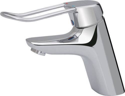 Ideal Standard A5824AA Einhebel-Waschtischarmatur CERAMIX BLUE mit Bügelgriff mi
