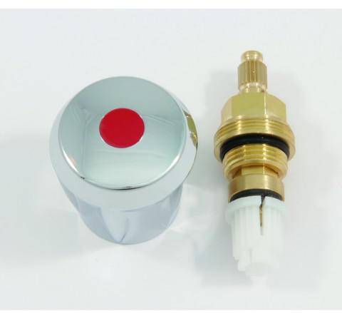 IDS Temperier-Oberteil 3/8Zoll warm chrom