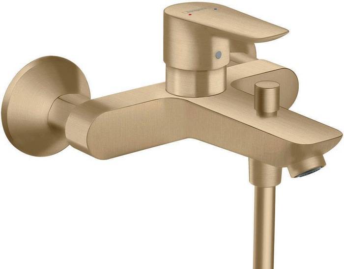 hansgrohe HG Einhebel-Wannenmischer TALIS E Aufputz brushed bronze