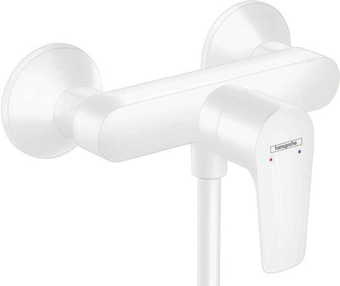 hansgrohe HG Einhebel-Brausemischer TALIS E Aufputz mattweiß