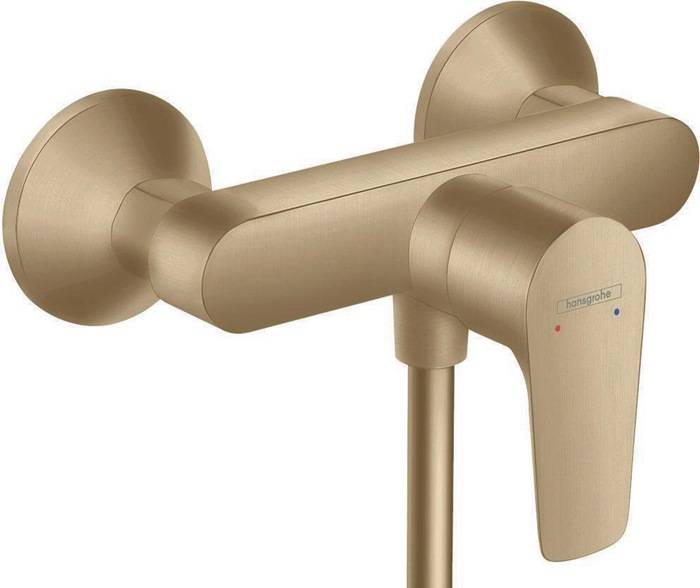 hansgrohe HG Einhebel-Brausemischer TALIS E Aufputz brushed bronze