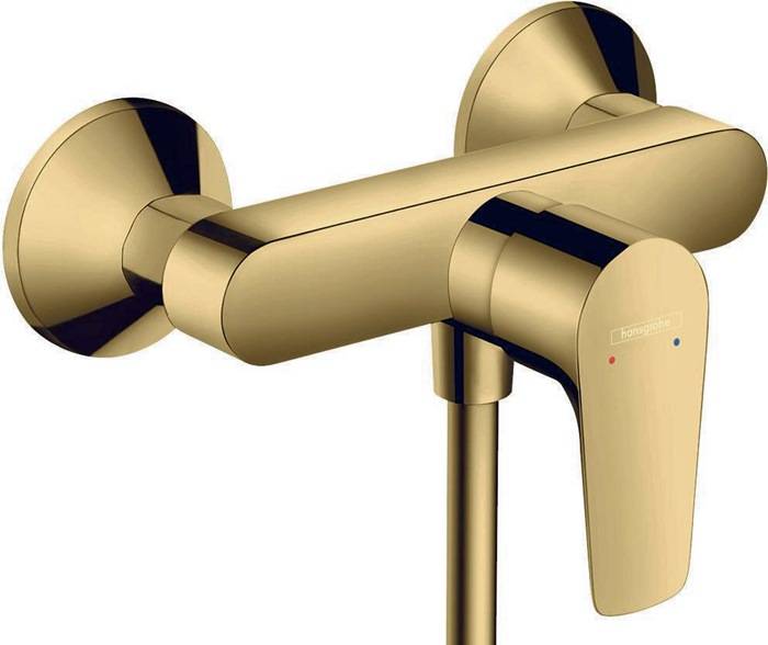 hansgrohe HG Einhebel-Brausemischer TALIS E Aufputz polished gold