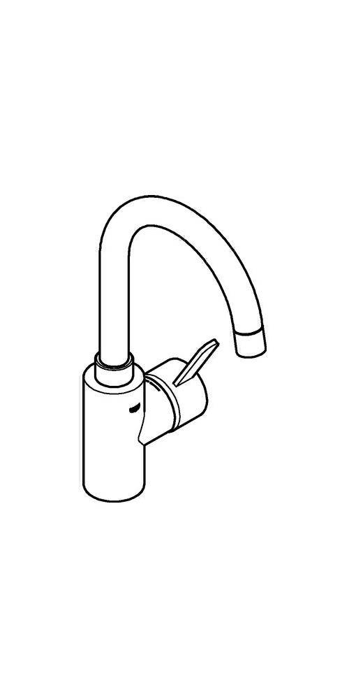 GROHE EH-WT-Batterie Eurosmart 1/2Zoll L-Size chr chrom L-Size