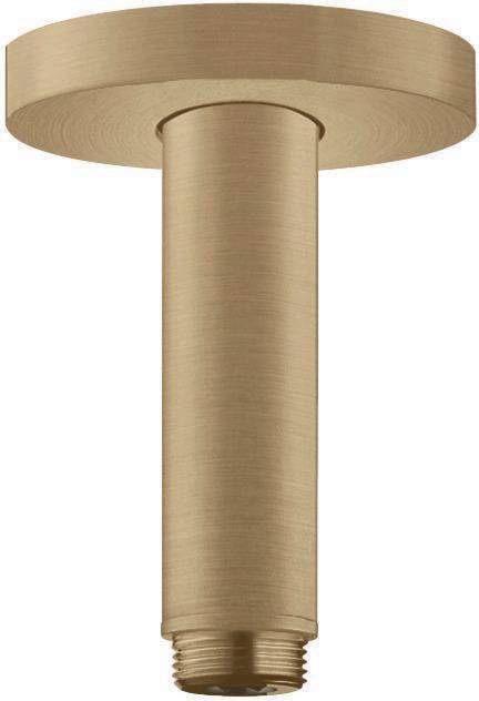 hansgrohe HG Deckenanschluss S DN 15, Länge 100mm brushed bronze