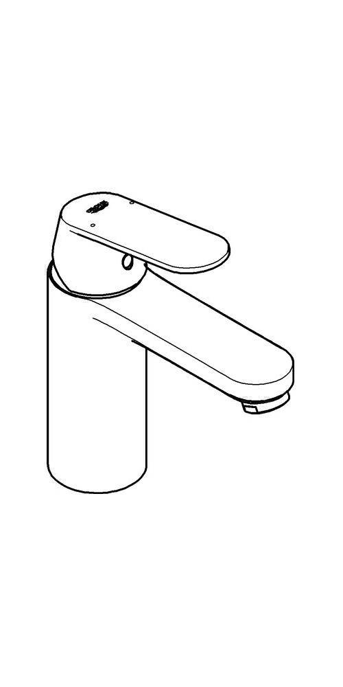 GROHE EH-WT-Batterie Eurosmart 1/2Zoll M-Size chr chrom M-Size