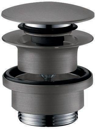 hansgrohe Ablaufventil f WT- u Bidetmischer brushed black chrom