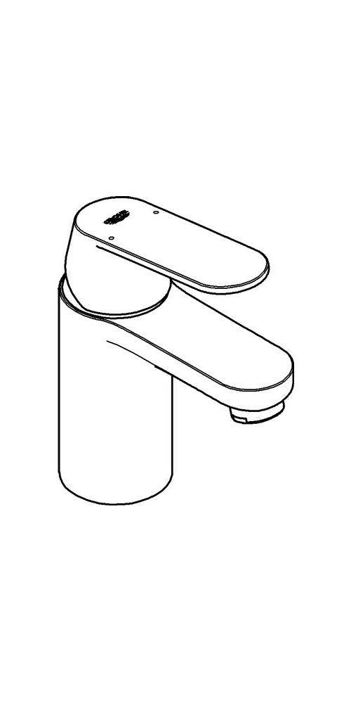 GROHE EH-WT-Batterie Eurosmart 1/2Zoll S-Size chr chrom S-Size