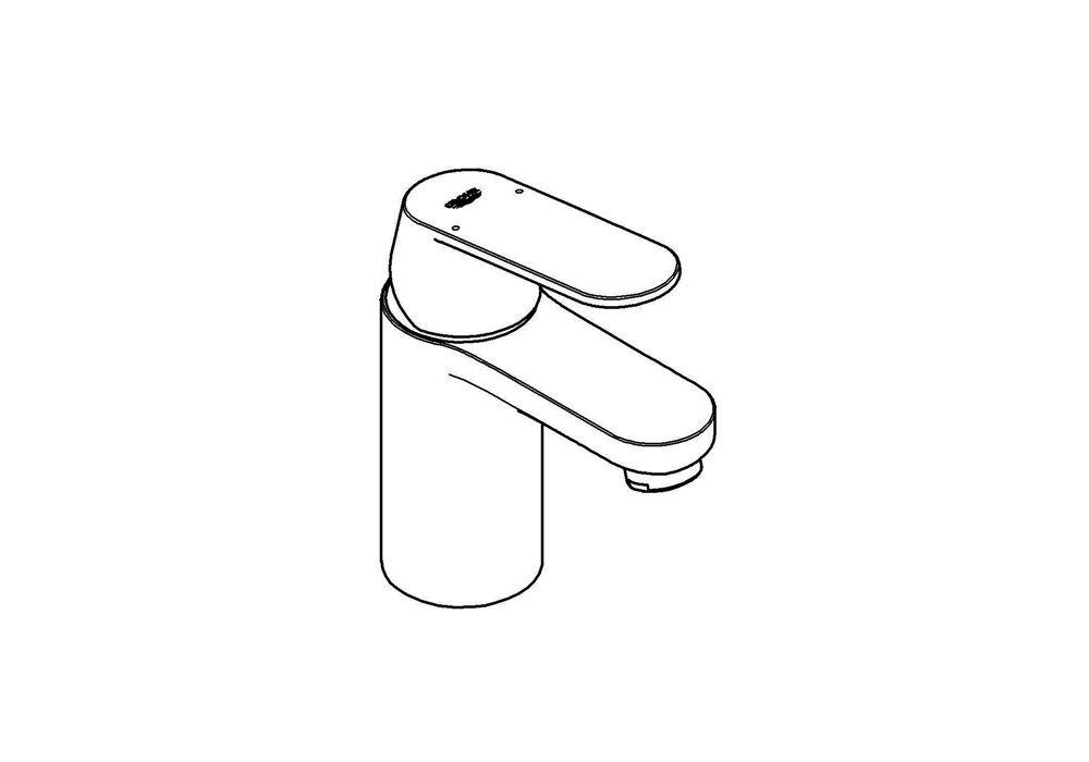 GROHE EH-WT-Batterie Eurosmart 1/2Zoll S-Size chr chrom S-Size