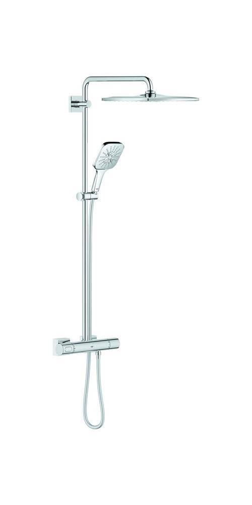 GROHE Duschsystem Rainshower SmartActive m Thermostat-Batt chr chrom