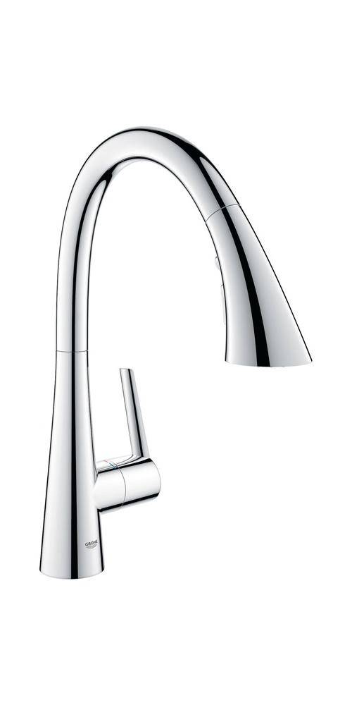 GROHE EH-SPT-Batterie Zedra 1/2Zoll C-Auslauf chr chrom C-Auslauf,