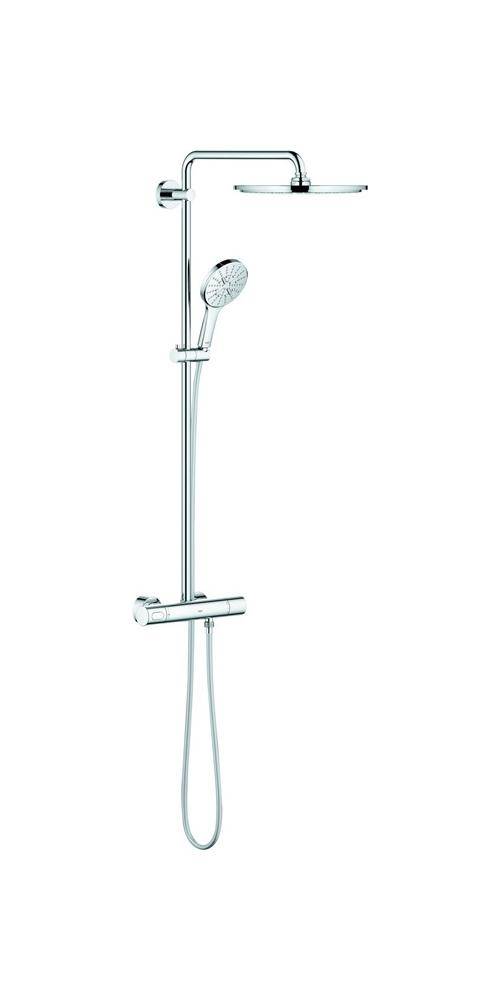 GROHE Duschsystem Rainshower SmartActive m Thermostat-Batt chr chrom