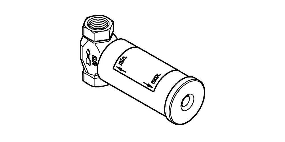 GROHE UP-Ventil-Unterteil vm OT + Gewindeanschluss 1/2Zoll DR-Mess