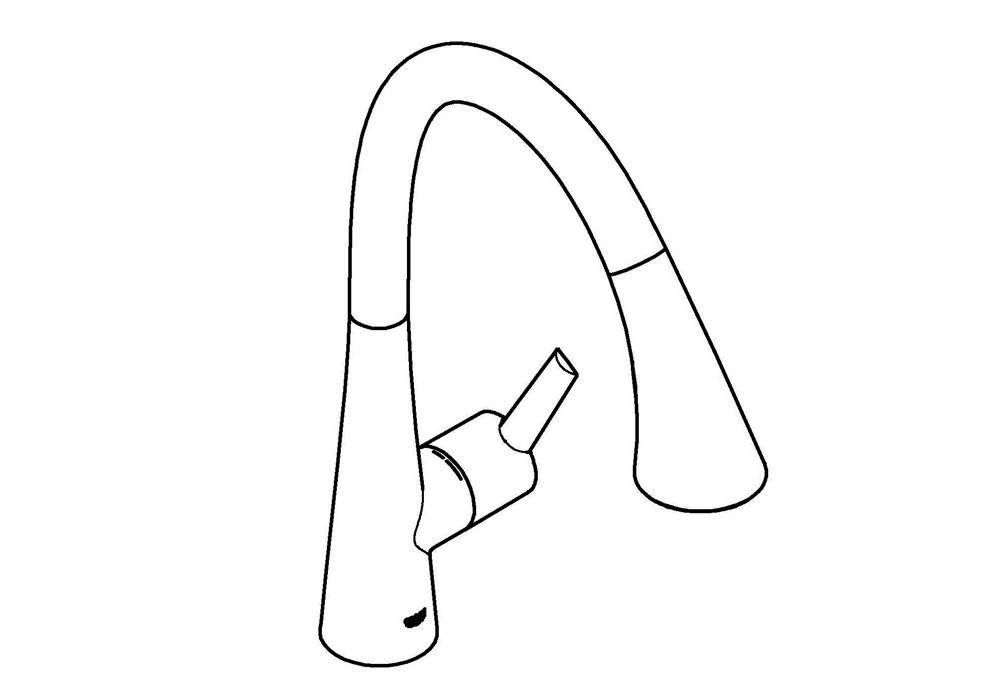 GROHE EH-SPT-Batterie Zedra 1/2Zoll C-Auslauf su-st supersteel