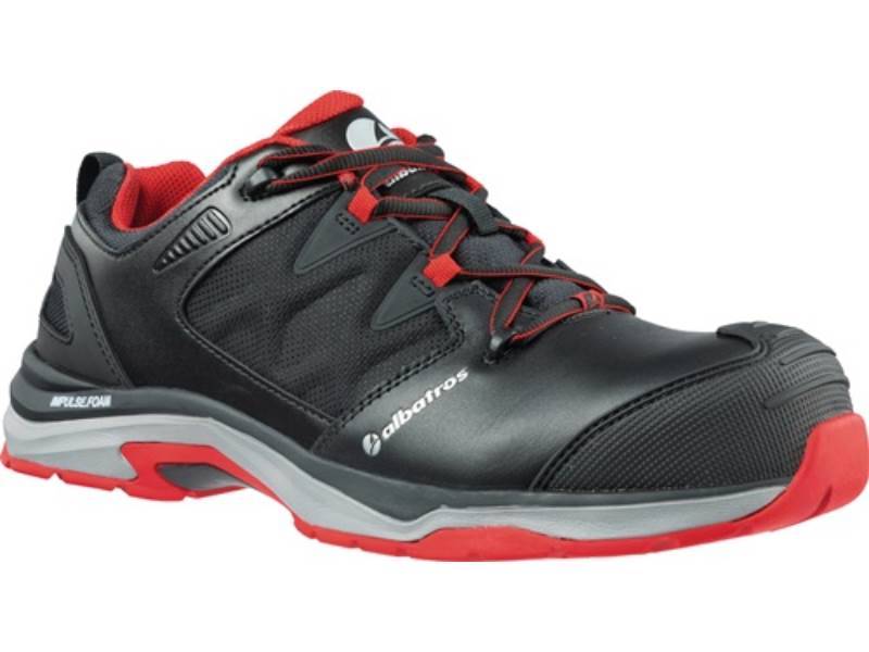 ALBATROS 64.620.0-40 Sicherheitsschuh ULTRATRAIL BLACK Low Gr.40 schwarz/rot