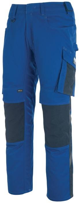 Arbeitshose Mannheim Gr.C52 kornblau/schwarzblau 65 % Polyester/35 % Baumwolle