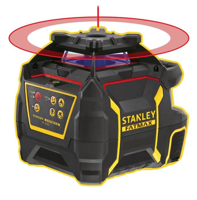 Rotationslaser Fatmax® RL600 Arbeitsbereich 600m IP54 5/8Zoll m.Batterie STANLEY