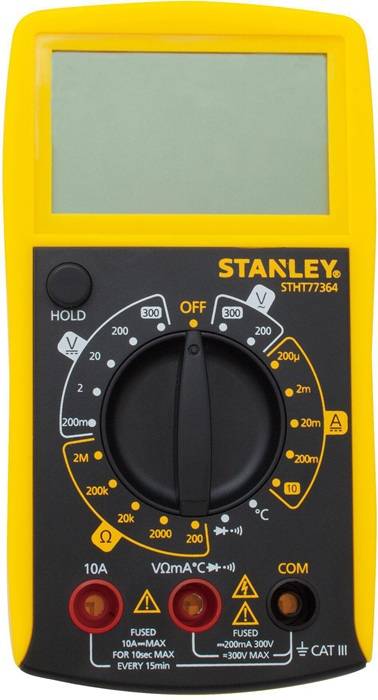 Multimeter STHT0-77364 Kabel-L.94cm m.7 Hauptfunktionen STANLEY