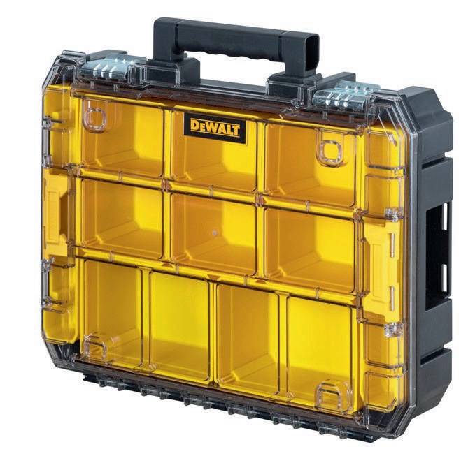 Sortimentskasten DWST82968-1 m.10 Sortiereinsätzen Vol.7,8l DEWALT