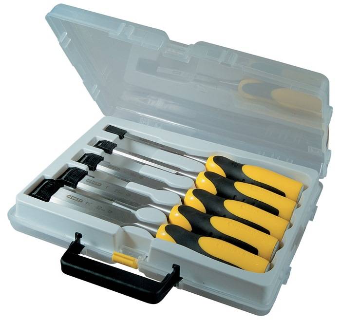 Stechbeitel DIN 5139 DynaGrip 2-16-885 5tlg. 6/12/18/25/32 STANLEY