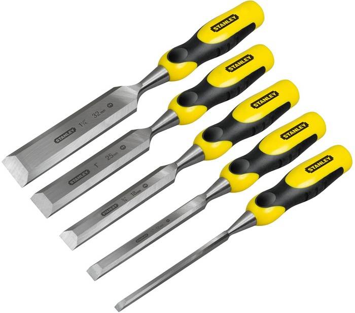 Stechbeitel DIN 5139 DynaGrip 2-16-885 5tlg. 6/12/18/25/32 STANLEY
