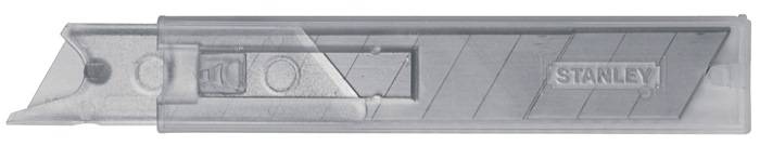 Abbrechklinge 1-11-301 L110xB18xS0,55mm 7 Sollbruchstellen 10x10er Spender