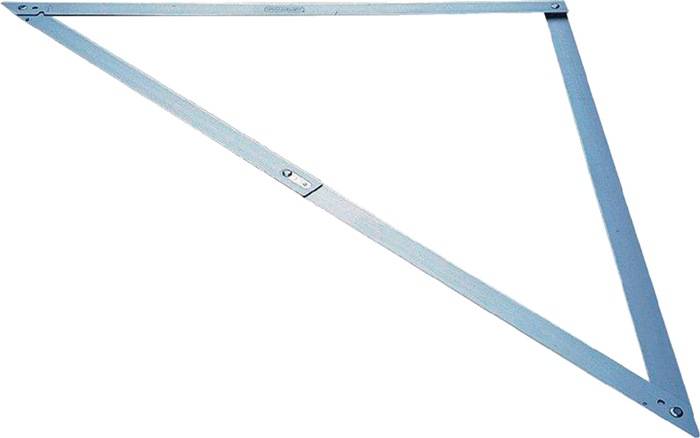Bauwinkel,klappbar Schenkel-L.1720x1220mm m.Aufhängeauge Alu.Stanley