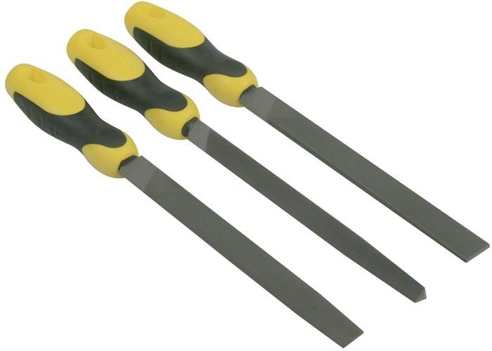 Feilen-Set 0-22-464 3tlg. Hieb2 Klingen-L.150mm DIN 8349/ ISO 234-2:1982 STANLEY