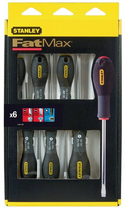 Schraubendreher-Set Fatmax® 0-65-428 6tlg. Schlitz PZ STANLEY