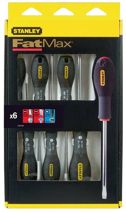 Schraubendreher-Set Fatmax® 0-65-428 6tlg. Schlitz PZ STANLEY