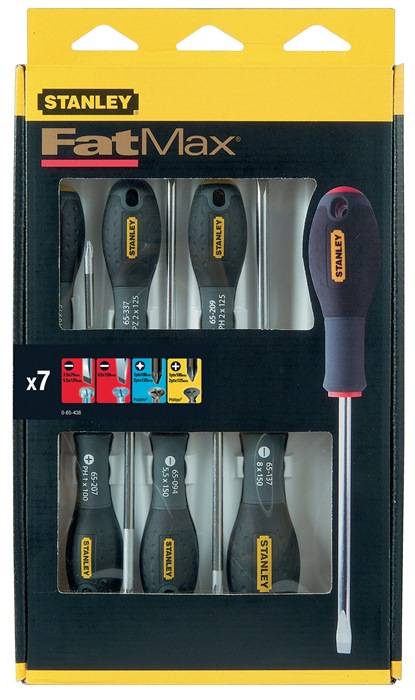 Schraubendreher-Set Fatmax® 0-65-438 7tlg. Schlitz PH/PZ STANLEY