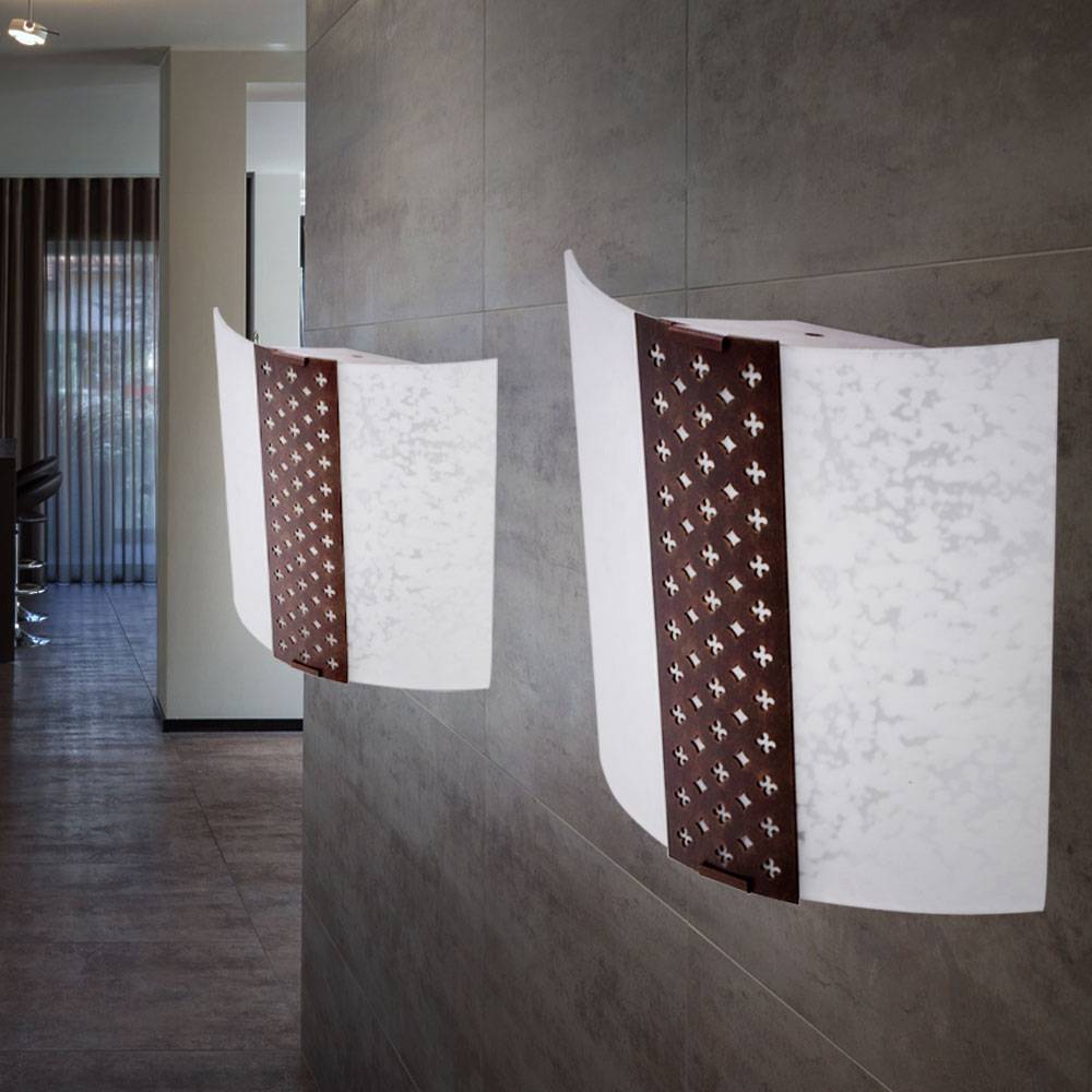 2er Set LED Design Decken Lampe weiß Wohn Zimmer Beleuchtung Glas Strahler