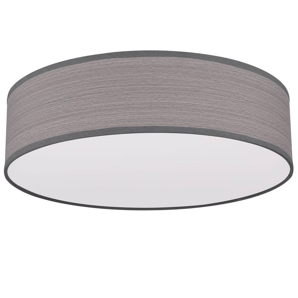 Decken Lampe Wohn Schlaf Zimmer Holz Optik Strahler Flur Leuchte grau im Set inkl. LED Leuchtmittel