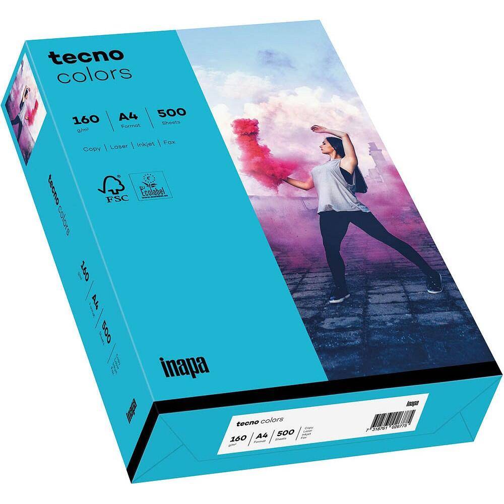 Papyrus Tecno colors blau Kopierpapier A4 - Normal/Kopierpapier - 160 g/m²