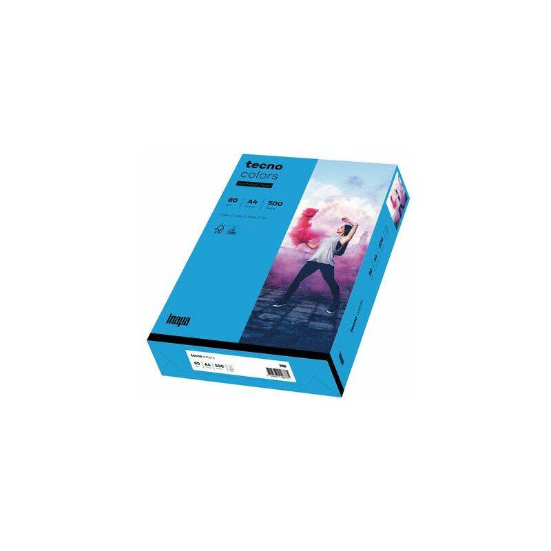 tecno Multifunktionspapier colors, A4, 80 g/qm, intensivgrün