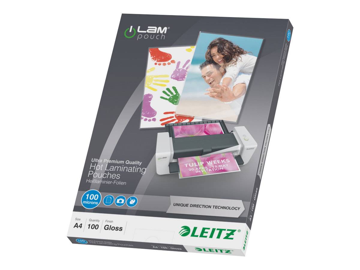 ESSELTE LEITZ - Leitz - Glänzend, kristallklar - A4 (210 x 297