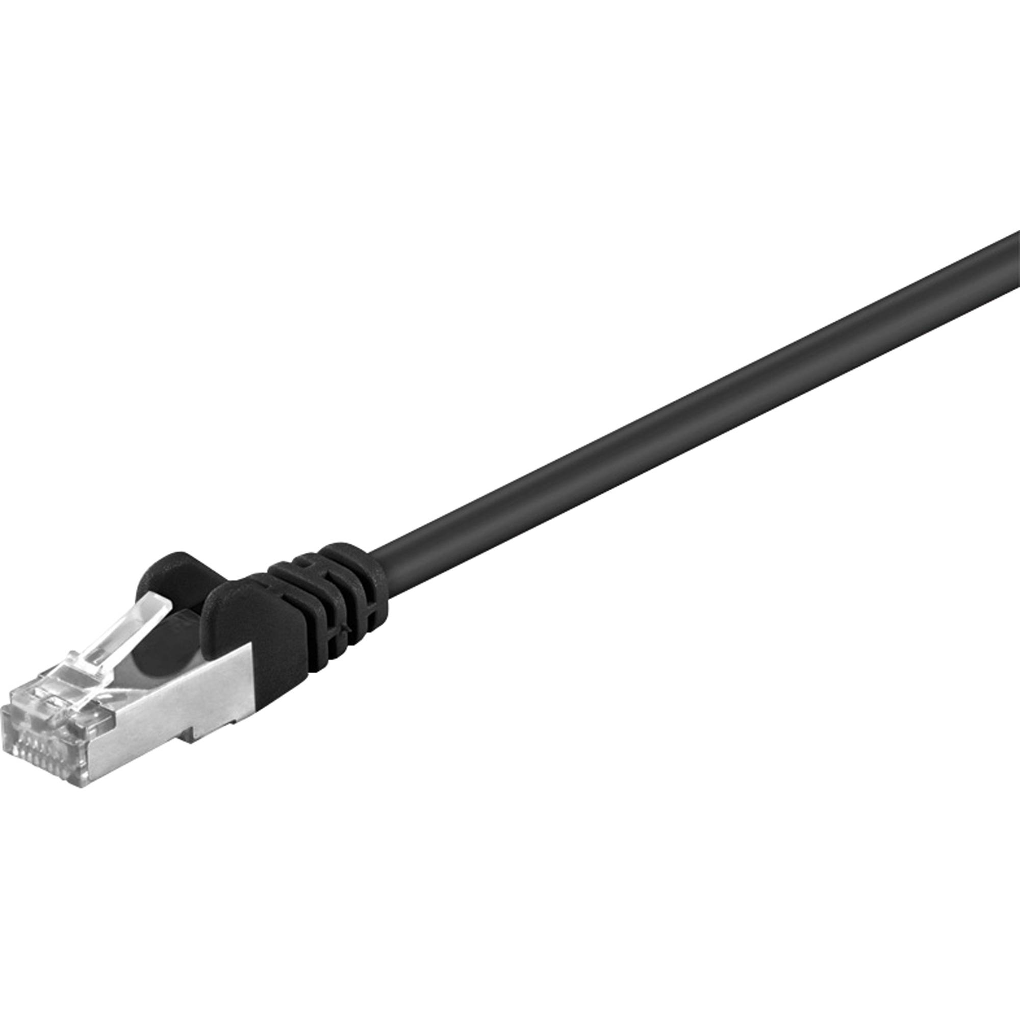 Goobay Netzwerkkabel 95551 CAT 5e 1,5m schwarz