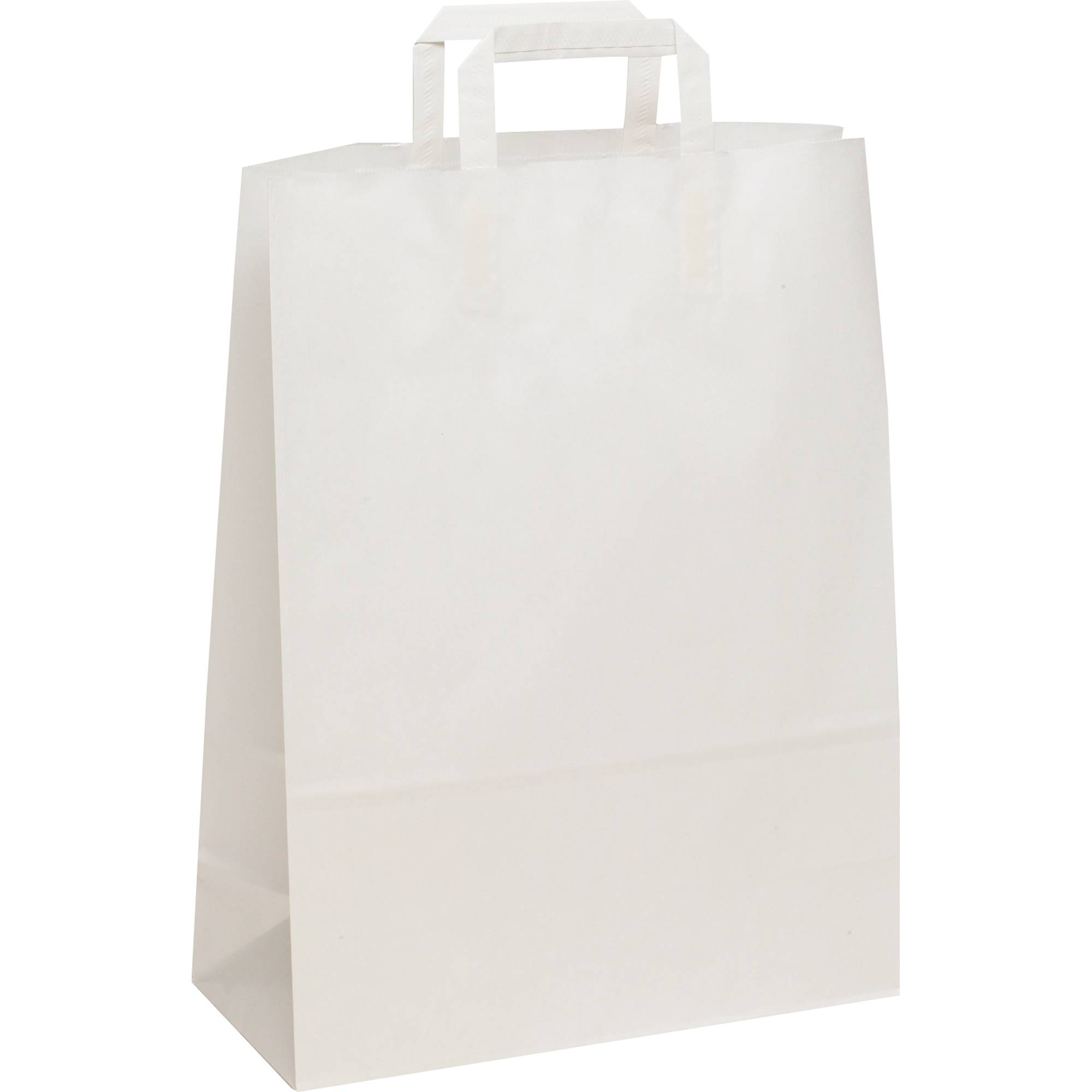 Papiertragetasche Topcraft 1FTTC000320 gr weiß 50 St./Pack.