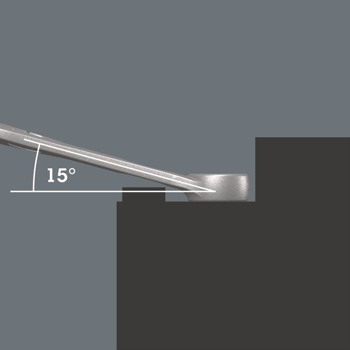 Ringmaulschlüssel 6003 Joker SW 11mm L.135mm Form A legierter WS WERA