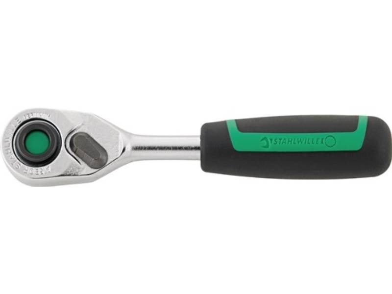 STAHLWILLE 11131010 Bit-/Hebelumschaltknarre 419 B QR 1/4 Zoll mit Ausdrückfunkt