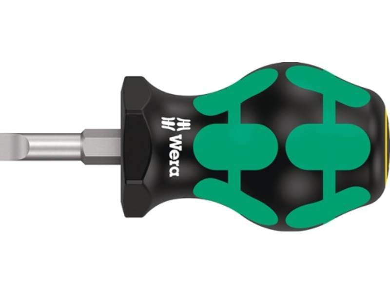WERA 5008842001 Schraubendreher 335 Stubby Schneidenbreite 5,5 mm Klingenlänge 2