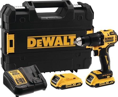 DEWALT DCD709D2TQW Akkuschlagbohrschrauber DCD 709 D2T 18 V 2 Ah 13 mm 1,5-13 mm