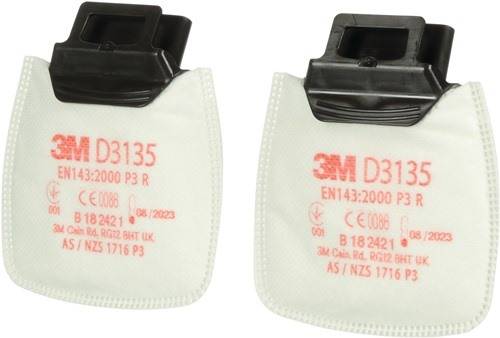 3M 7100197284 Rundpartikelfilter D3135 EN143:2000/A1:2006 P2R passend für Serie
