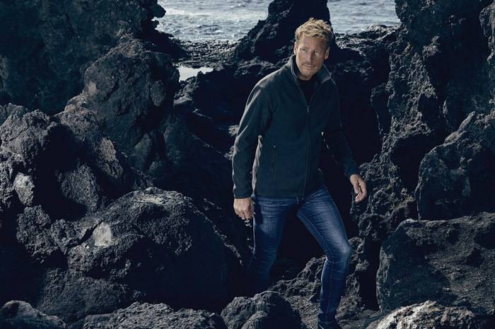 PROMODORO 796199M Men’s Double Fleece Jacket Größe M black