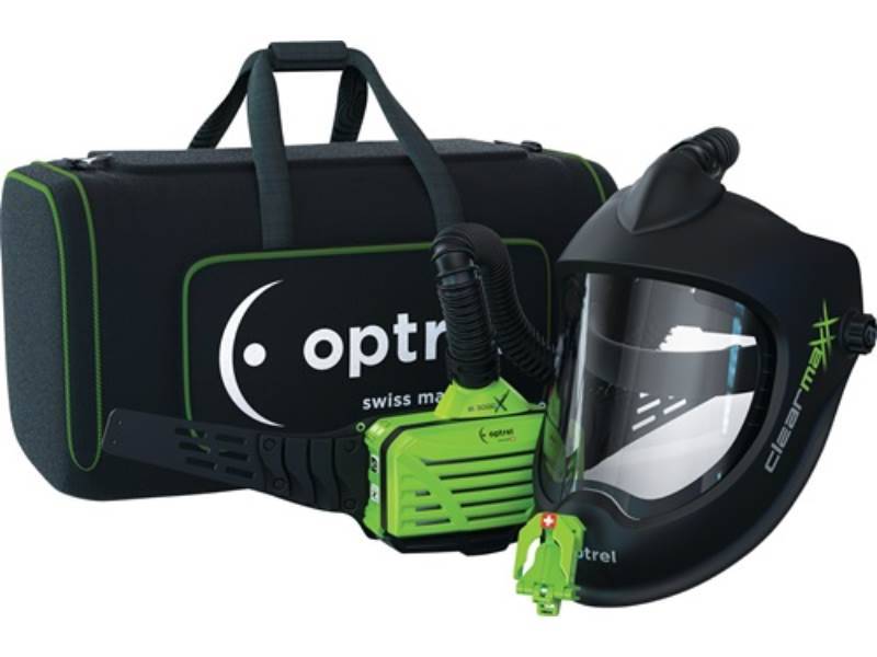 Schleifhelm Clearmaxx u.a. Gebläseatemschutz E3000X