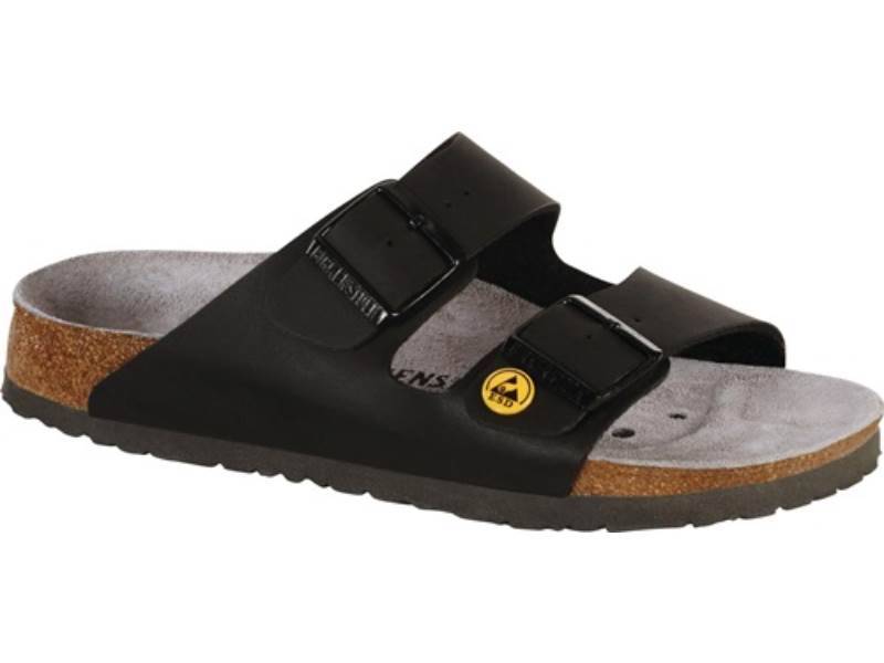 BIRKENSTOCK 89428 Clog Arizona ESD Gr.40 schwarz Obermaterial: Birko-Flor® EN