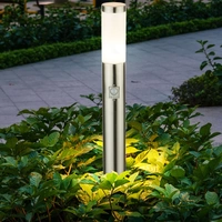 LED Edelstahl Steh Leuchte Stand Lampe Außen Beleuchtung IP44 Bewegungsmelder LED Edelstahl Steh Leuchte Stand Lampe Außen Beleuchtung IP44 Bewegungsmelder