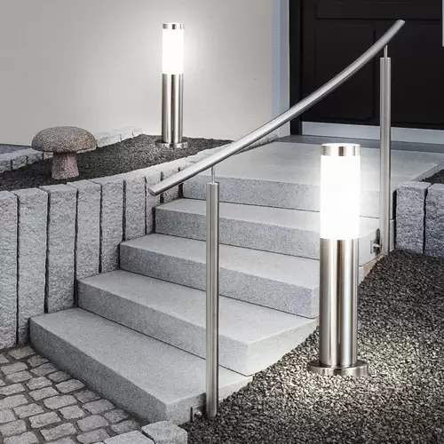 2er Set Standleuchte Weglampe Außenleuchte Terrassenleuchte Edelstahl Laterne IP44 Gartenleuchte 2er Set Standleuchte Weglampe Außenleuchte Terrassenleuchte Edelstahl Laterne IP44 Gartenleuchte